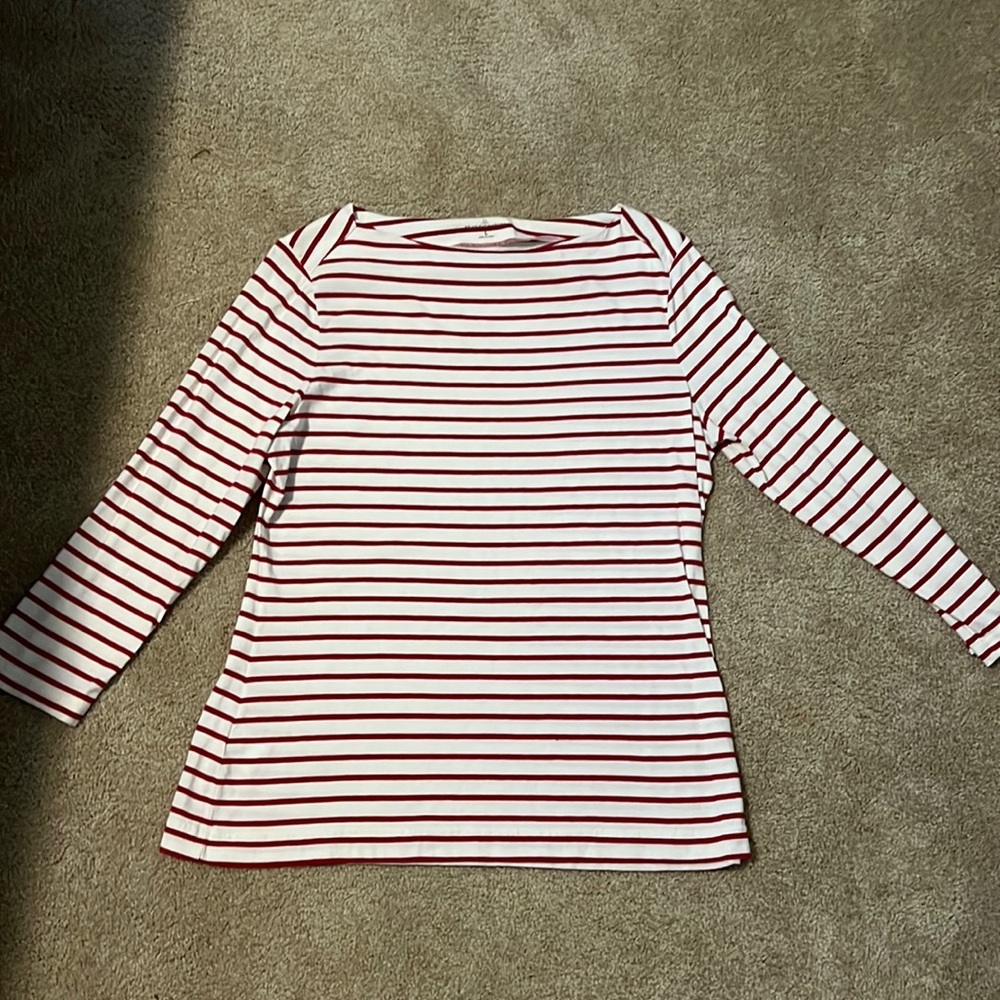 Stripped LL bean top
